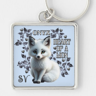 Chaveiro Ônix Personalizado - Coração de um Leão
