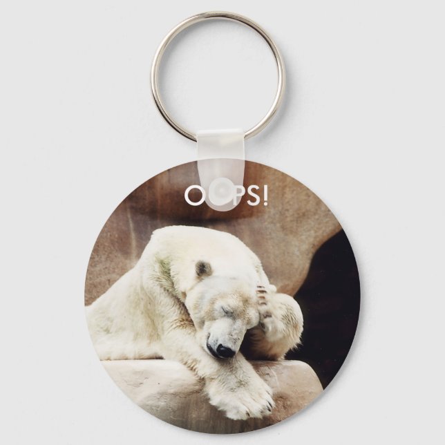 Chaveiro OOPS - Urso Fundido (Frente)