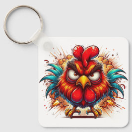 Chaveiro "Oots Rooster" Double Sided Aluminum Keychain