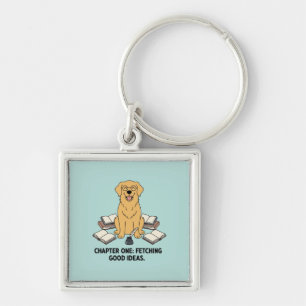Chaveiro Opal Amante Acadêmica de Cães Escritora Retriever