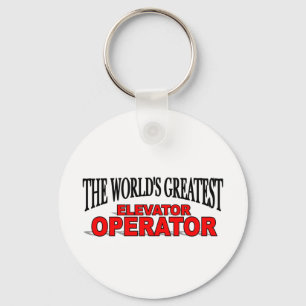 Chaveiro Operador de elevador do mundo o grande