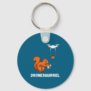 Chaveiro Operadores de Quadricóptero Piloto de Drone Esquil