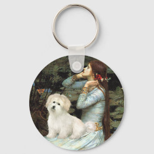 Chaveiro Ophelia Sentada - Coton de Tulear 7
