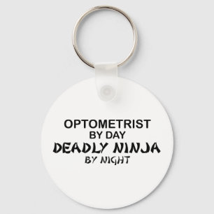 Chaveiro Optometrista Ninja mortal em a noite