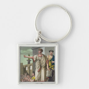 Chaveiro Orador romano, de "L'Antica Roma", 1825 (cor l