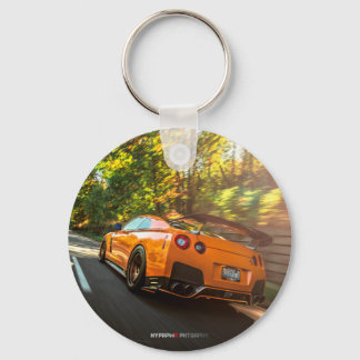 Chaveiro Orange Nissan GT-R Pista nas ruas de Seattle