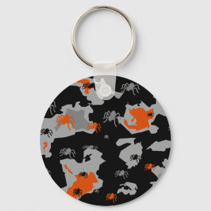 Chaveiro Orange Spider Camo