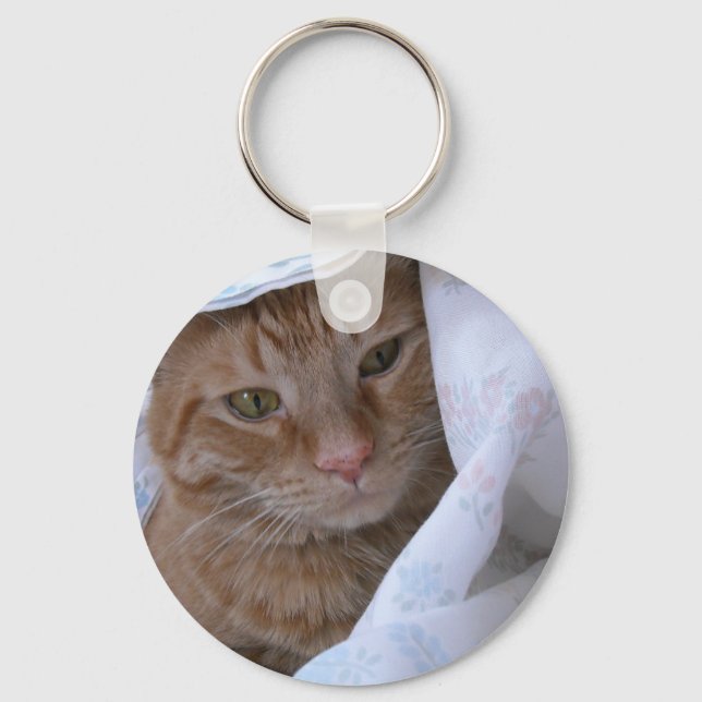 Chaveiro Orange Tabby Cat (Frente)