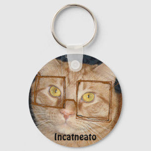 Chaveiro Orange Tabby Cat/Incognito Humor