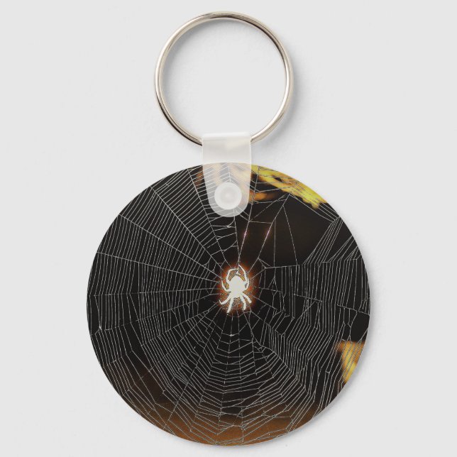 Chaveiro Orb Weaver à noite (Frente)