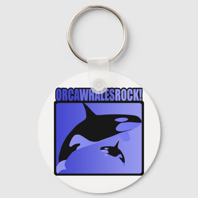 Chaveiro Orca Whales Rock! (Frente)