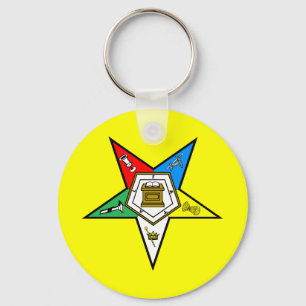 Chaveiro Ordem de OES da corrente chave da estrela oriental