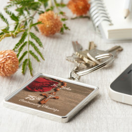 Chaveiro Ordenação do Padre 75º Aniversário Rosa e Rosary