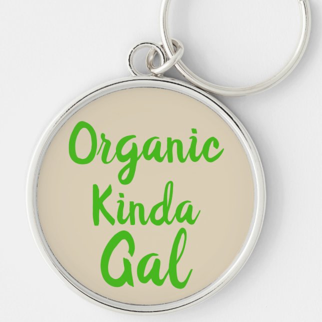 Chaveiro Orgânica Kinda Gal Verde (Frente)