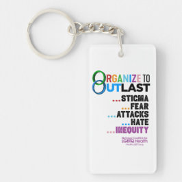 Chaveiro Organize to Outlast Keychain