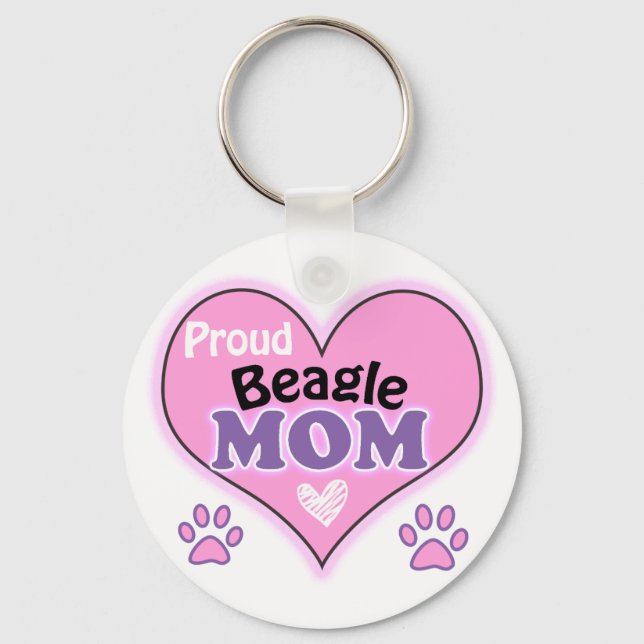 Chaveiro Orgulha Beagle Mãe (Frente)