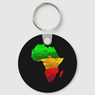 Chaveiro Orgulho da África Mapeia Orgulho Verde Amarelo Ver