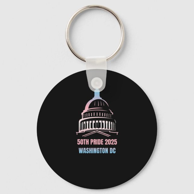 Chaveiro Orgulho Dc de Washington 2025 (Frente)