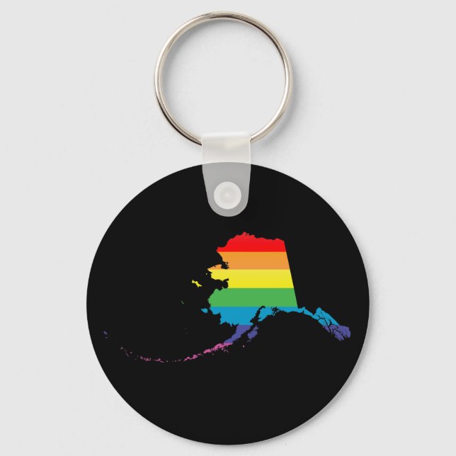 Chaveiro orgulho de alaska. (Frente)