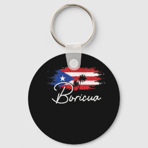 Chaveiro Orgulho de Bandeira Porto Rico Boricua Porto Rico