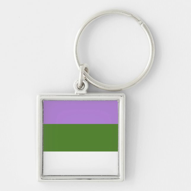 CHAVEIRO ORGULHO DE GENDERQUEER (Frente)