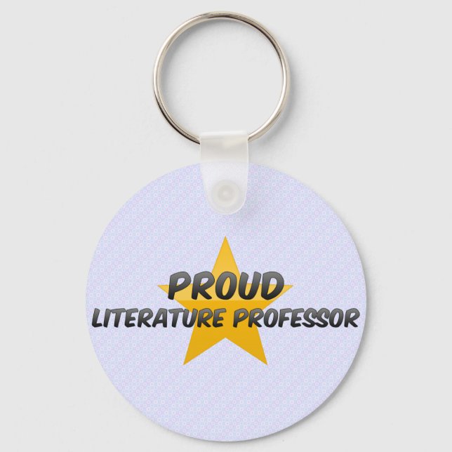 Chaveiro Orgulho de professor de literatura (Frente)