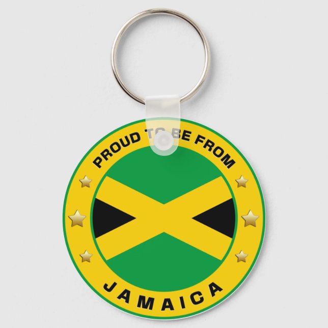 Chaveiro Orgulho De Ser Da Jamaica (Frente)