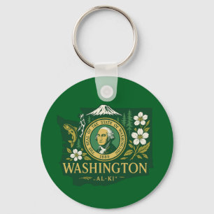 Chaveiro Orgulho estatal de Washington
