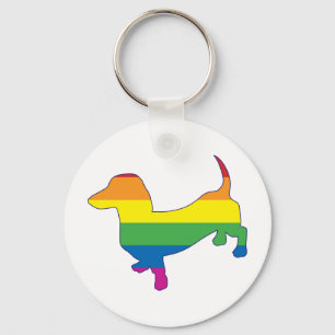 Chaveiro Orgulho gay Dachshund/Wiener