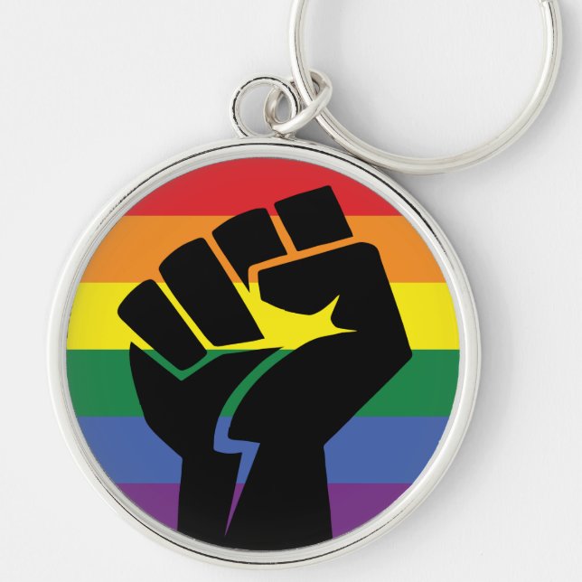 Chaveiro Orgulho Gay Orgulho Erga-se (Frente)