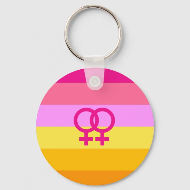 Chaveiro Orgulho Lesbiano Dawn WLW (Frente)