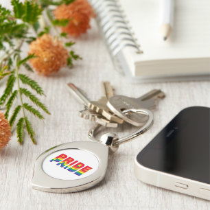 Chaveiro Orgulho lgbtq lgbtq gay arco-íris cores retro
