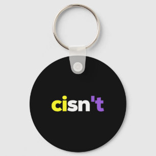 Chaveiro Orgulho Lgbtq Não Binário Cisnt, Enby Presente _ N