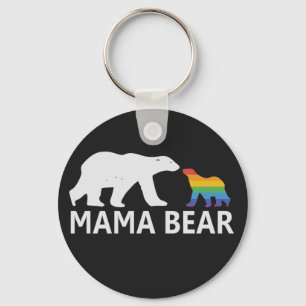 Chaveiro Orgulho Mamãe Ursa Orgulhosa Mãe Lgbt Urso Mama