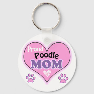Chaveiro Orgulho Poodle Mãe