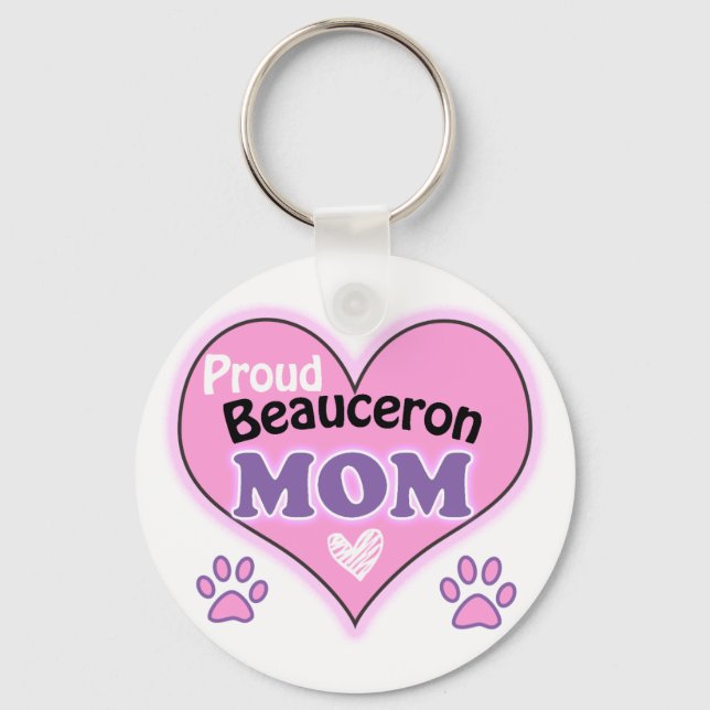 Chaveiro Orgulhosa Beauceron Mãe (Frente)