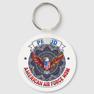 Chaveiro Orgulhosa Mãe da Força Aérea Americana