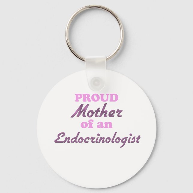 Chaveiro Orgulhosa Mãe de Endocrinologista (Frente)