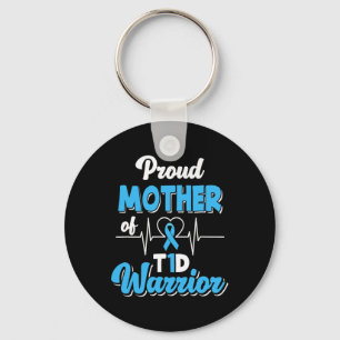 Chaveiro Orgulhosa Mãe De Um Guerreiro Da T1d Diabetes Aw