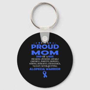Chaveiro Orgulhosa Mãe Do Guerreiro Alopecia T