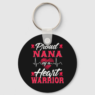Chaveiro Orgulhosa Nana De Uma Consciência Chd Guerreira Ca
