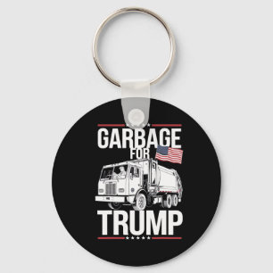 Chaveiro Orgulhoso Apoiador do Lixo do Trump Lixo Para Trum