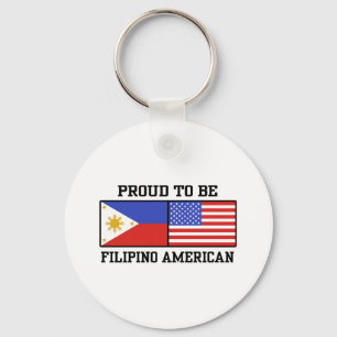 Chaveiro Orgulhoso Filipino Americano