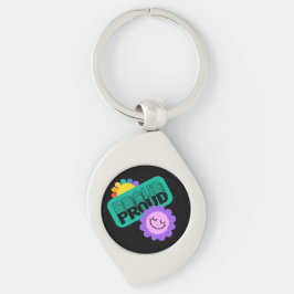 Chaveiro Orgulhoso. LGBT+Orgulho. O arco-íris amava girasso