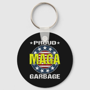 Chaveiro Orgulhoso Mega Lixo Apoiador Trump Presidente EUA