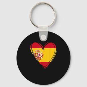 Chaveiro Orgulhoso Menino Espanhol Menina Tia Pai Mãe Bande