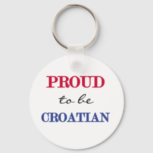Chaveiro Orgulhoso ser croata