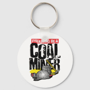 Chaveiro orgulhoso ser um mineiro de carvão