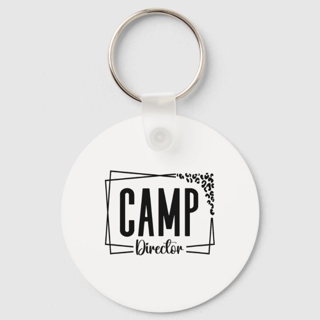 Chaveiro Orientador de Diretor de Acampamento Design Engraç (Frente)
