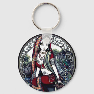 Chaveiro oriental da fada do dançarino de barriga